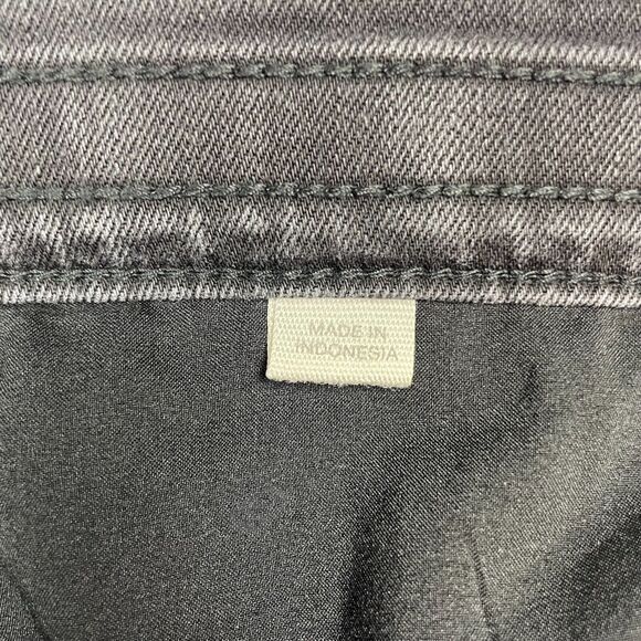 J. Jill 5 Pocket Leggings Jeans‎ Size 12 Gray Faded Black Stretch Denim Mid Rise - Picture 13 of 16